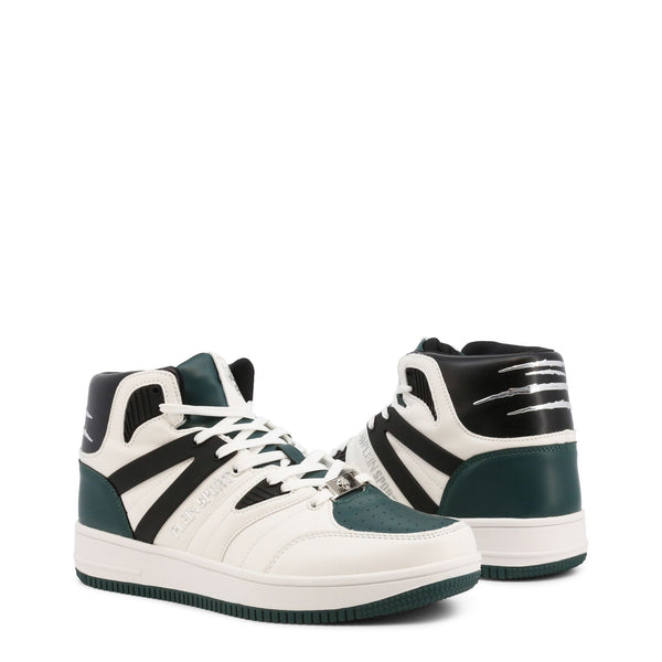 Plein Sport SIPS99332 Scarpe Sneakers Uomo Bianco Verde - BeFashion.it