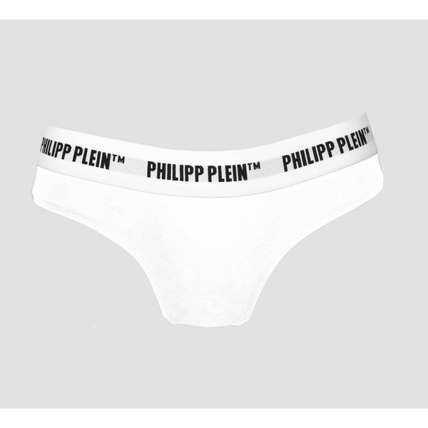 Philipp Plein DUPM0101 Slip Intimo Donna Bipack 2 Pezzi Bianco