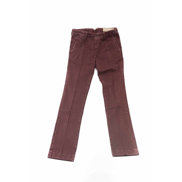 Jacob Cohen BOBBY CHINO Pantaloni Made in Italy Rosso - BeFashion.it