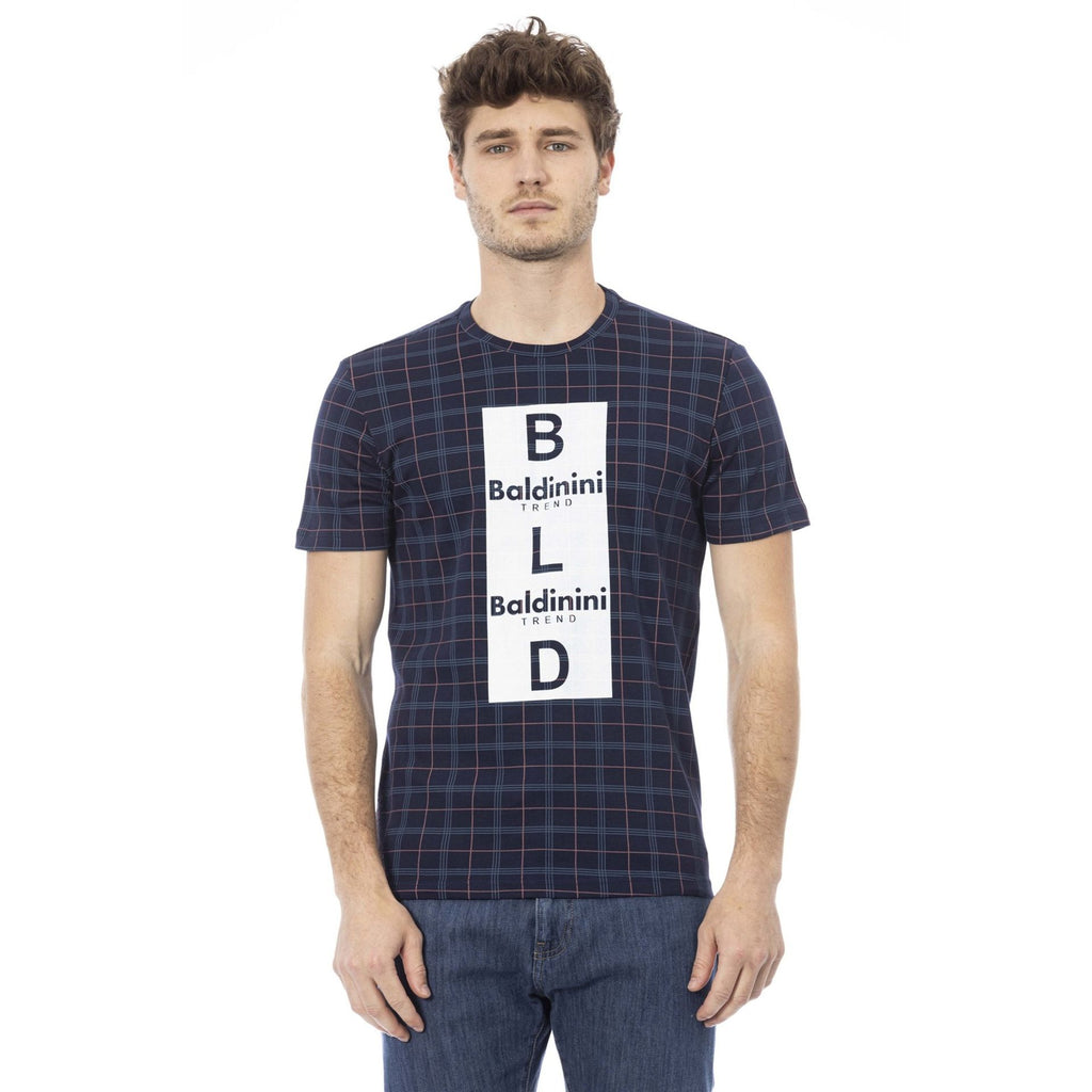 Baldinini Trend COMO TSU538 T-shirt Maglietta Uomo Blu Navy - BeFashion.it