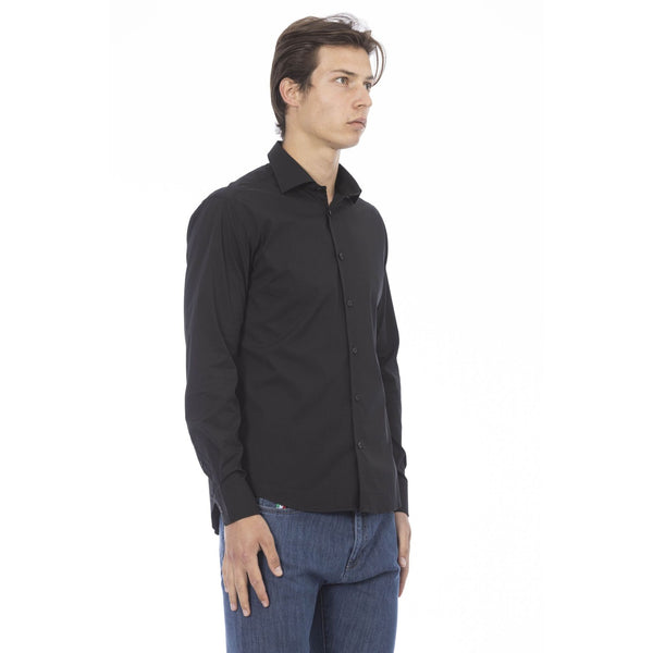 Baldinini Trend MELODY 114 Camicia Uomo Made in Italy Nero