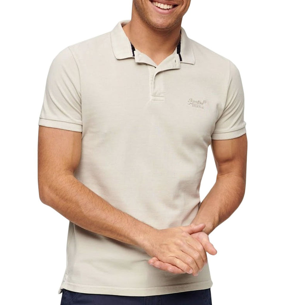 Superdry M1110345A Polo Uomo Bianco