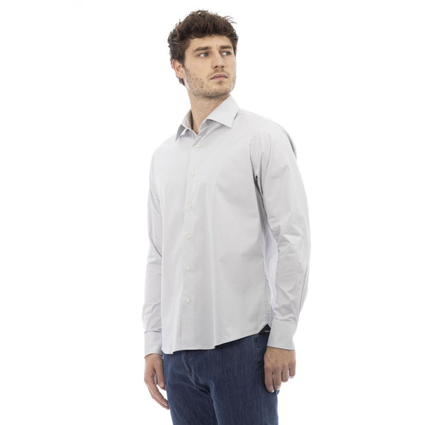 Baldinini Trend TANGO 702 Camicia Uomo Made in Italy Grigio - BeFashion.it