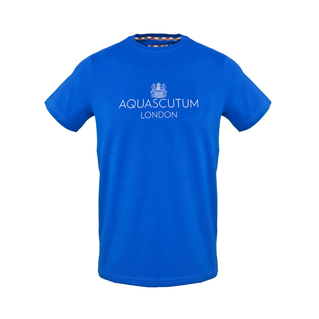 Aquascutum TSIA126 T-shirt Maglietta Uomo Blu - BeFashion.it