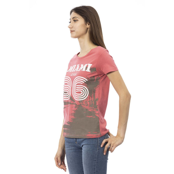 Trussardi Action 2BT11 T-shirt Maglietta Donna Rosa