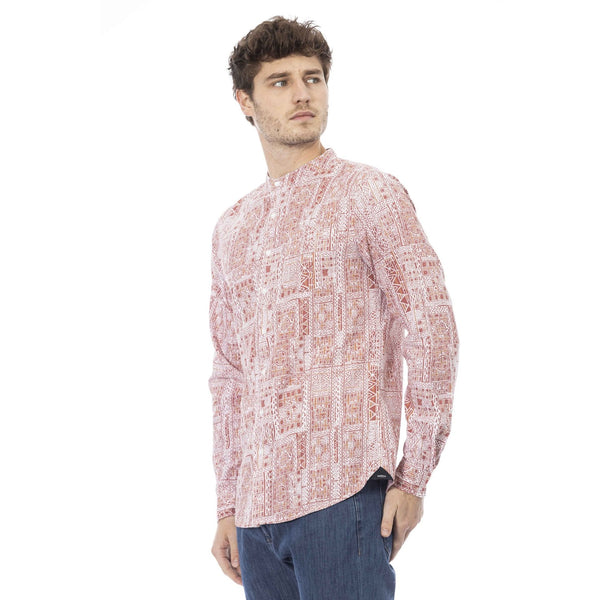 Baldinini Trend LIVORNO SLE2CM0438U Camicia Uomo Made in Italy Rosso - BeFashion.it
