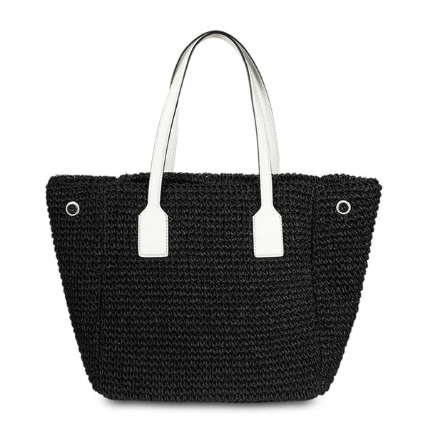 Karl Lagerfeld 230W3057-A999 Borsa Shopping Bag Donna Nero Bianco