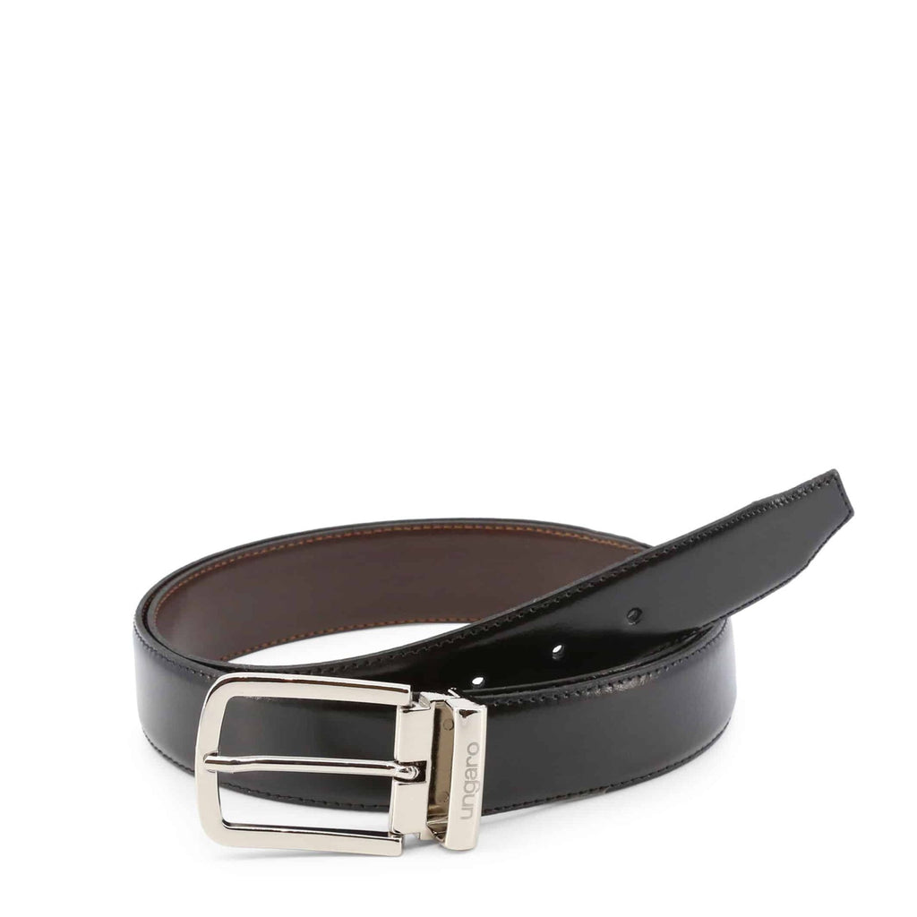 Ungaro UBLT000054 Cintura Cinta Uomo Made in Italy Nero Marrone