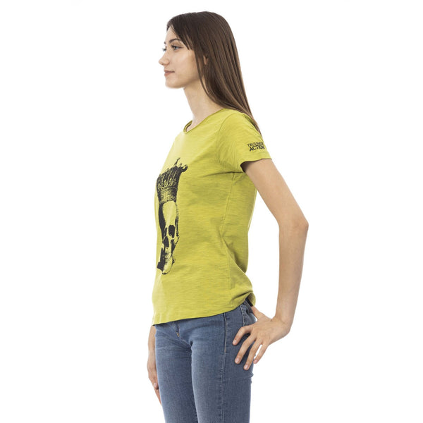 Trussardi Action 2BT19 T-shirt Maglietta Donna Verde - BeFashion.it