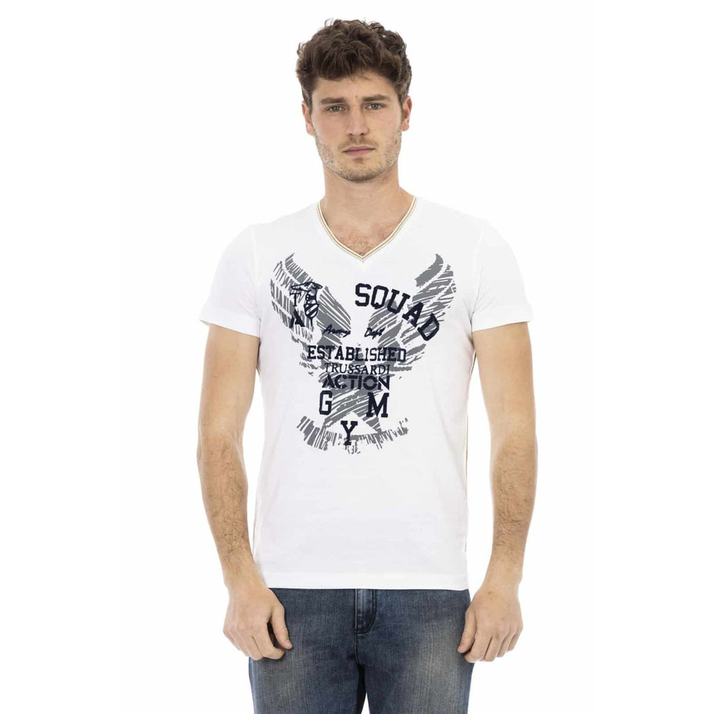 Trussardi Action 2AT21A T-shirt Maglietta Uomo Bianco