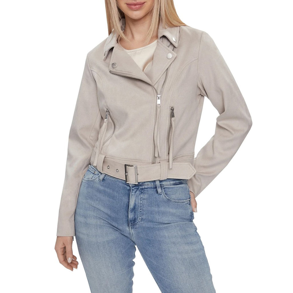 Guess W4RL10 WFWQ0 Giacca Giubbotto Donna Grigio