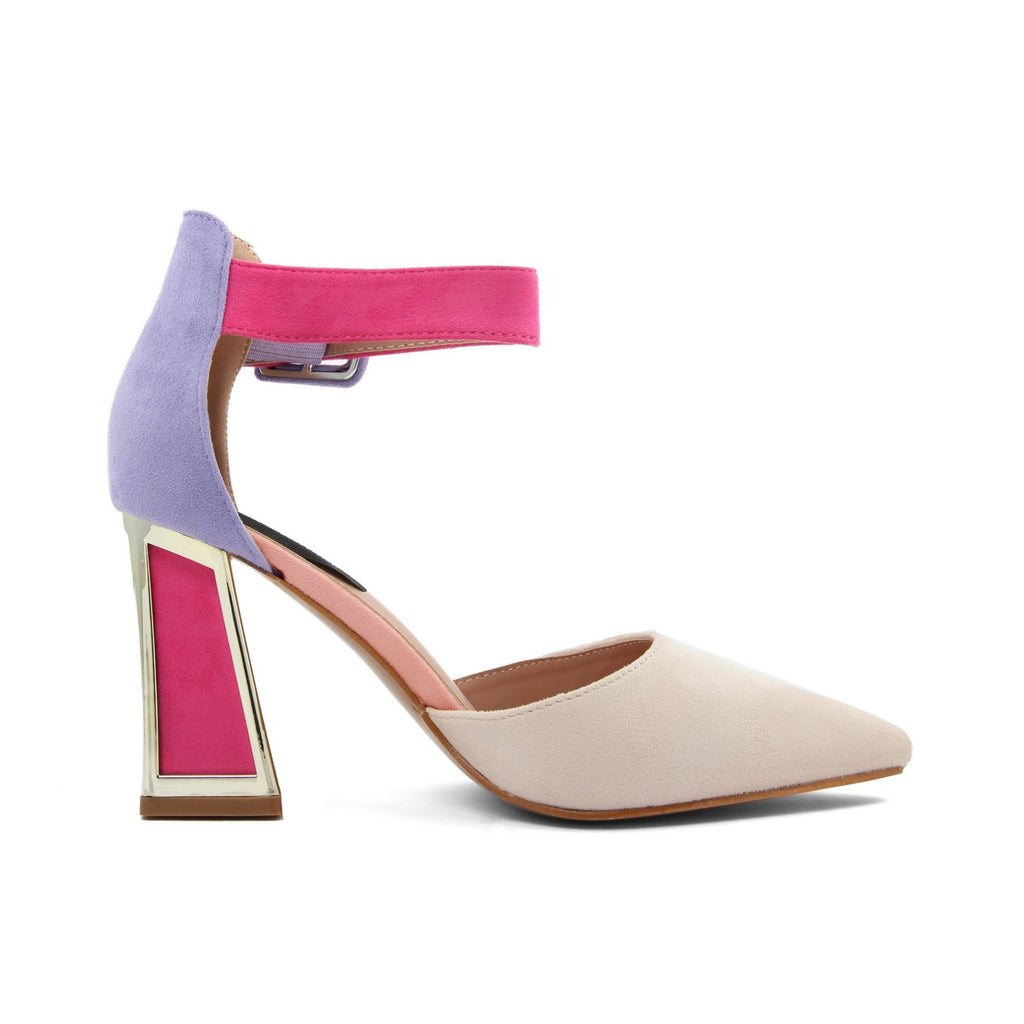 Fashion Attitude FAG OY40018 Sandali Donna Beige Fucsia Viola
