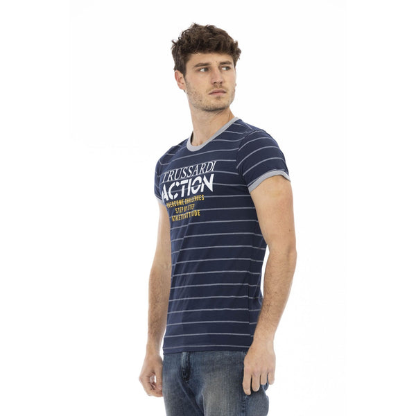 Trussardi Action 2AT24 R T-shirt Maglietta Uomo Blu Navy
