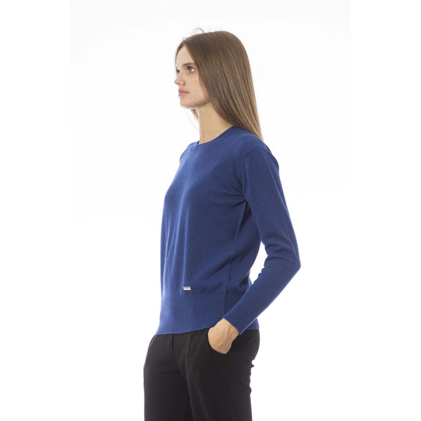 Baldinini Trend MATERA AD8800CE Maglia Maglione Donna Blu - BeFashion.it