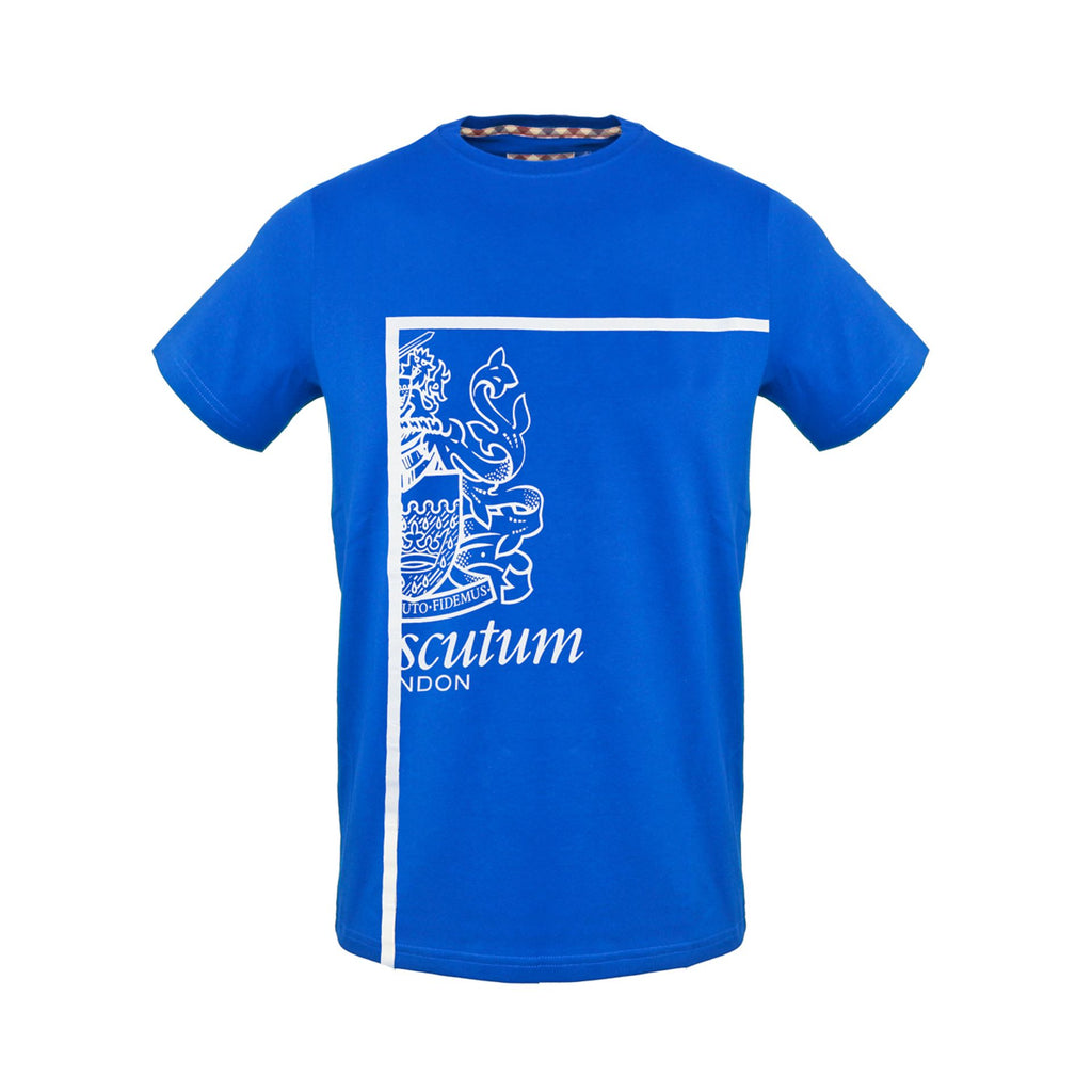 Aquascutum TSIA127 T-shirt Maglietta Uomo Blu - BeFashion.it
