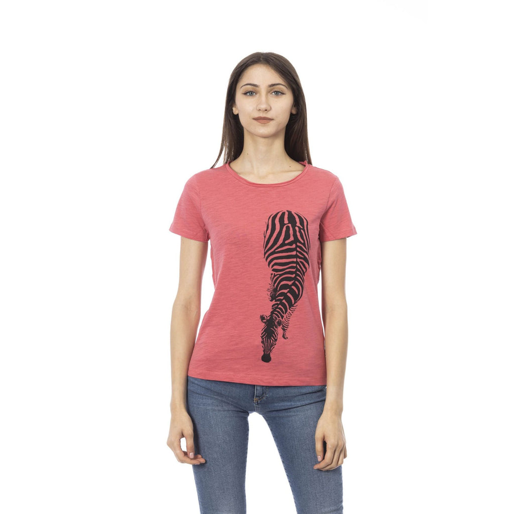 Trussardi Action 2BT04 T-shirt Maglietta Donna Rosa - BeFashion.it