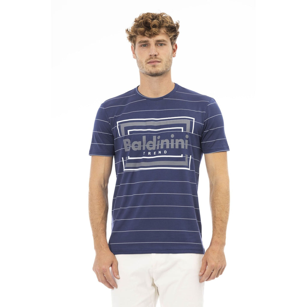 Baldinini Trend COMO TSU543 T-shirt Maglietta Uomo Blu
