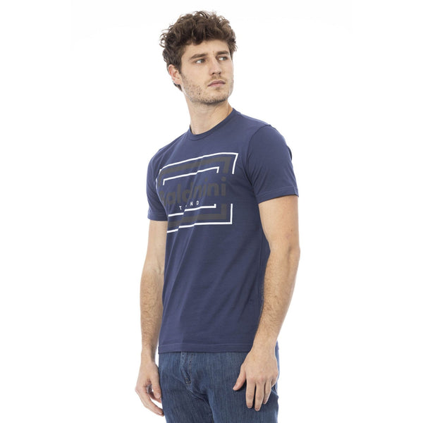 Baldinini Trend COMO TSU543 T-shirt Maglietta Uomo Blu Baltico