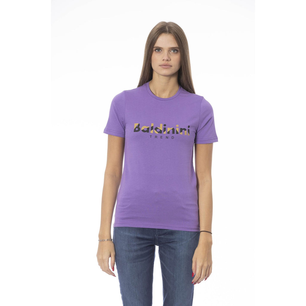 Baldinini Trend MANTOVA TSD04 T-shirt Maglietta Donna Viola