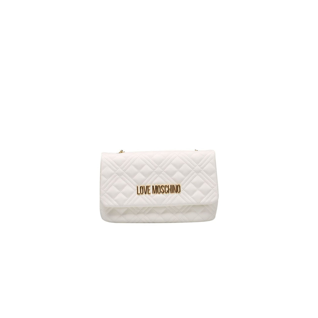 Love Moschino HEART LOGO JC4097 Borsa a Tracolla Donna Bianco