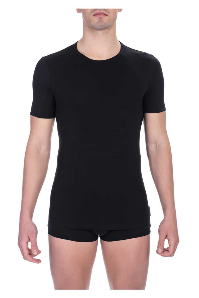 Bikkembergs BKK1UTS01BI T-shirt Maglietta Intima Uomo Bipack 2 Pezzi Nero - BeFashion.it