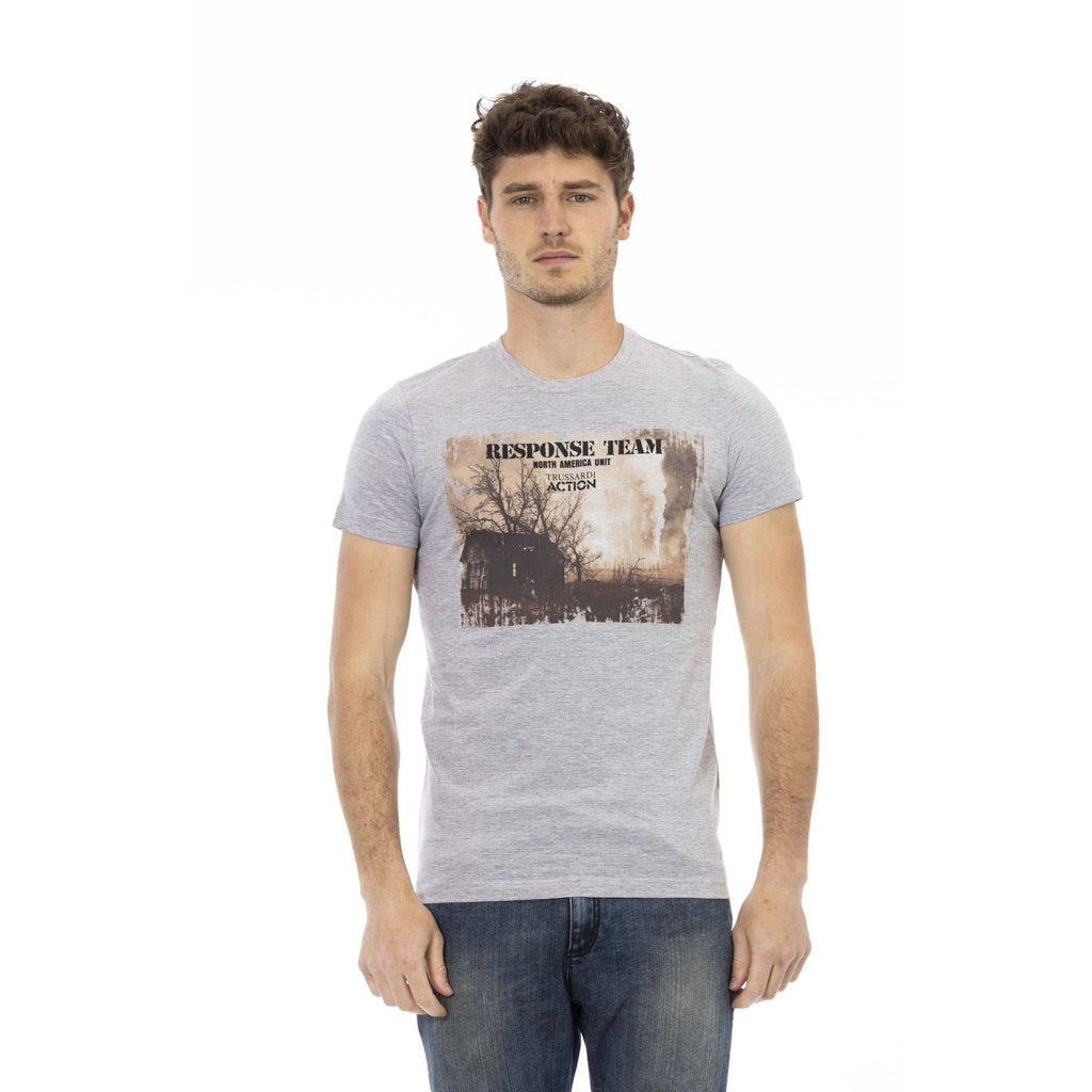 Trussardi Action 2AT03D T-shirt Maglietta Uomo Grigio