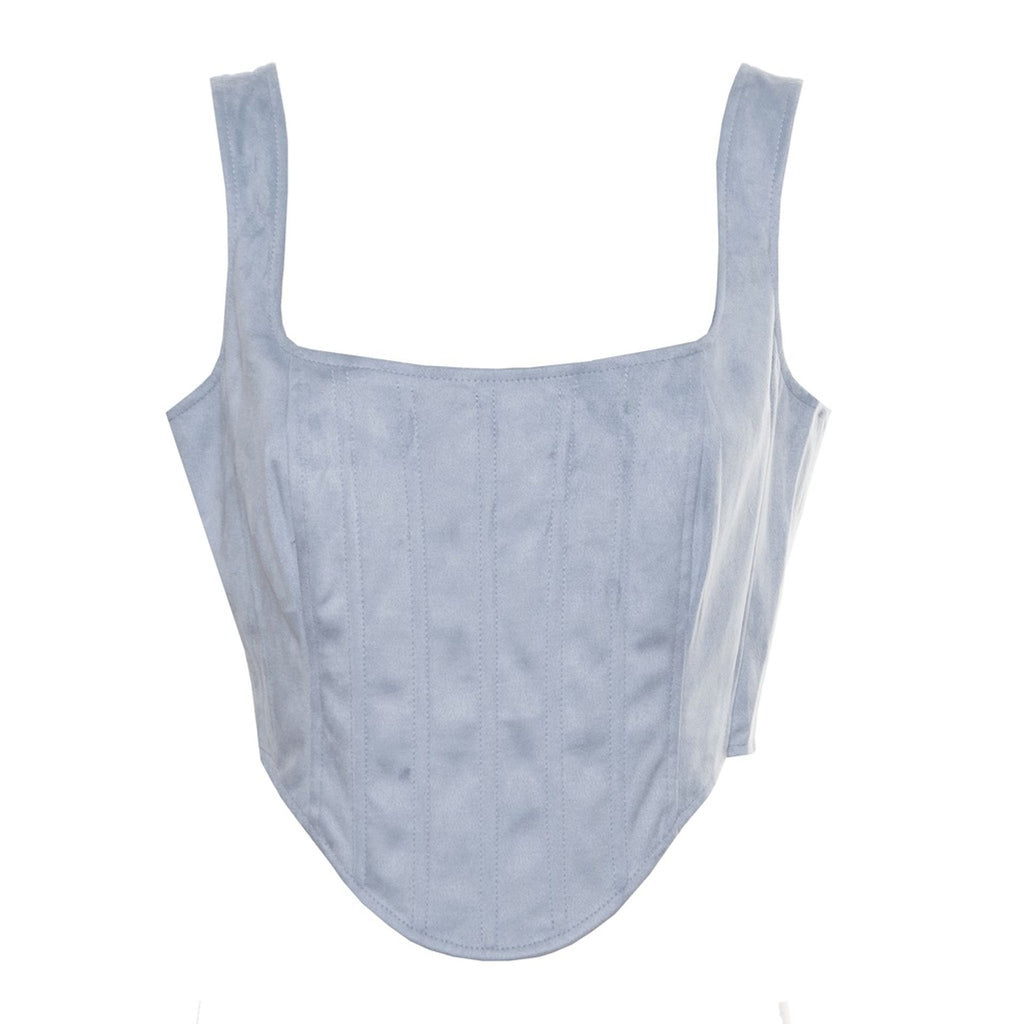 Guess W4RH60 WE0L0 Top Donna Grigio