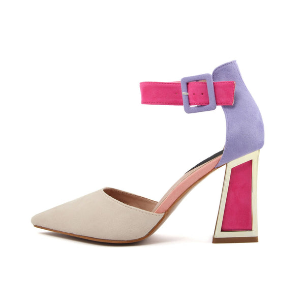 Fashion Attitude FAG OY40018 Sandali Donna Beige Fucsia Viola