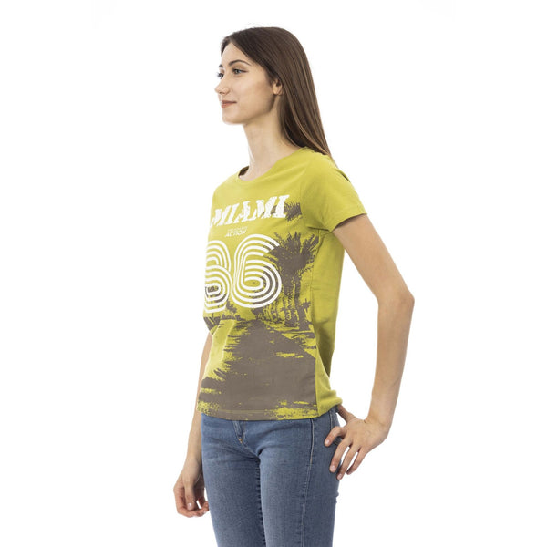 Trussardi Action 2BT11 T-shirt Maglietta Donna Verde