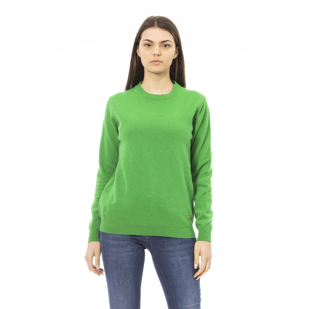 Baldinini Trend GENOVA GC8019 Felpa Donna Verde - BeFashion.it