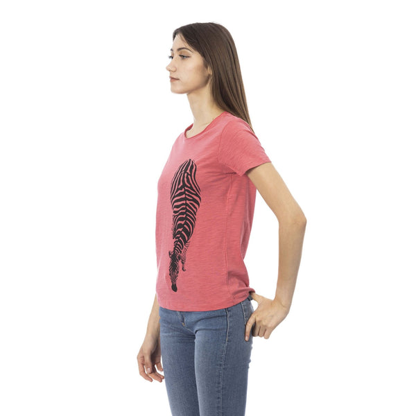 Trussardi Action 2BT04 T-shirt Maglietta Donna Rosa - BeFashion.it