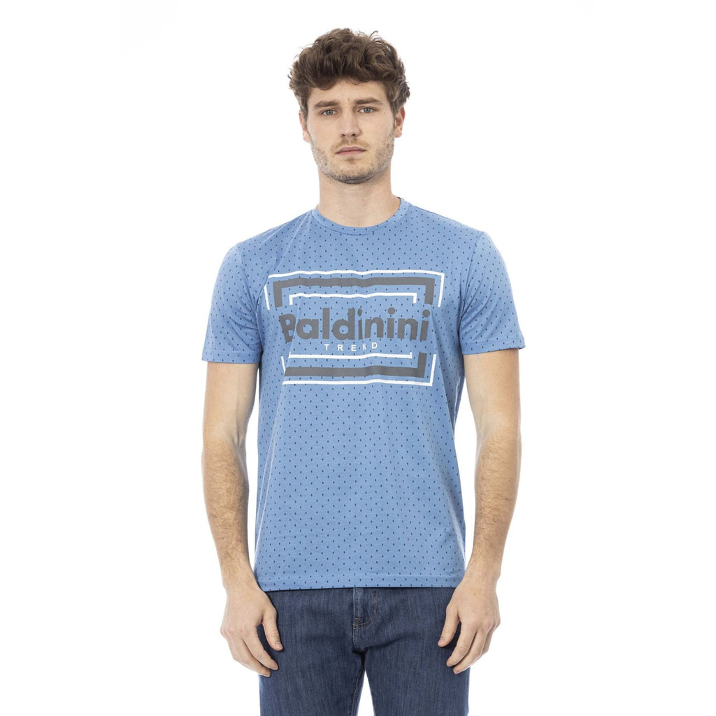 Baldinini Trend COMO TSU543 T-shirt Maglietta Uomo Azzurro