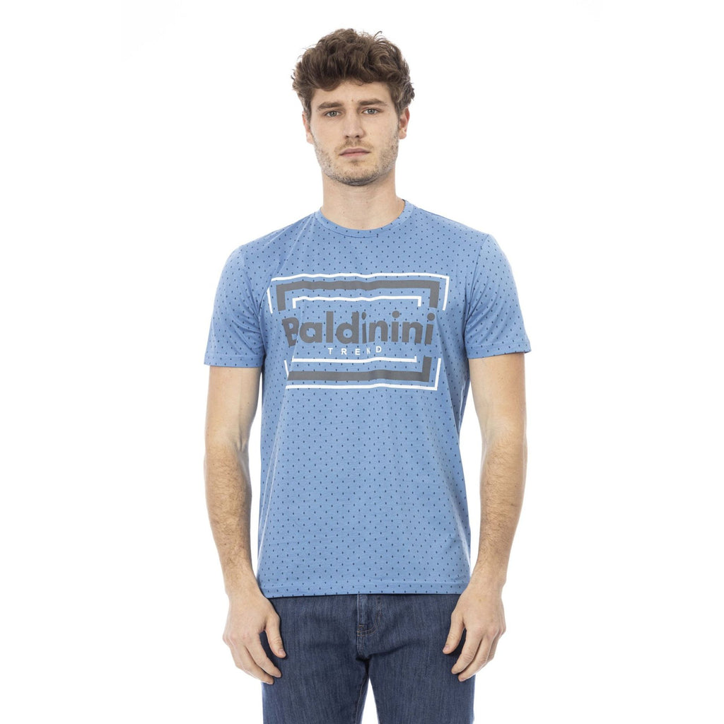 Baldinini Trend COMO TSU543 T-shirt Maglietta Uomo Azzurro - BeFashion.it