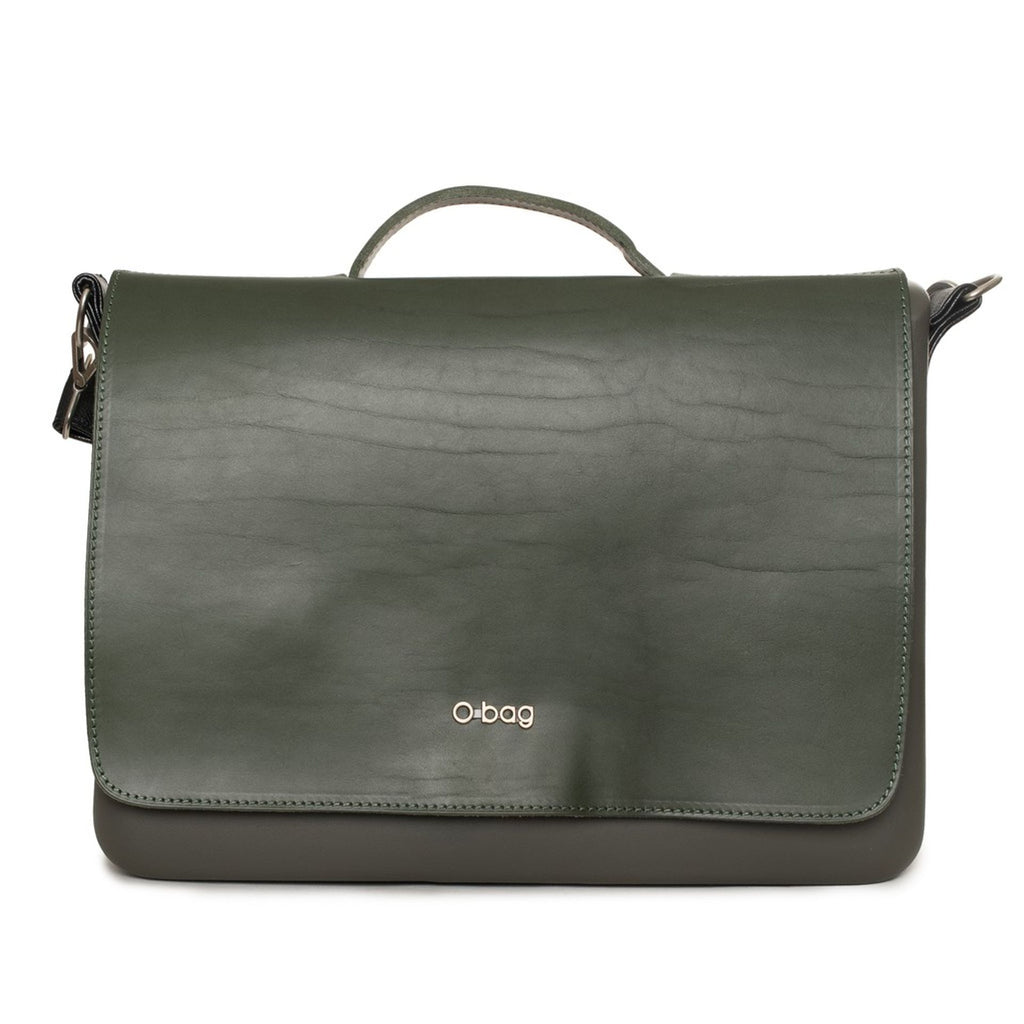 O bag COMP25ST-MIS05 Borsa a Mano Donna Marrone Verde