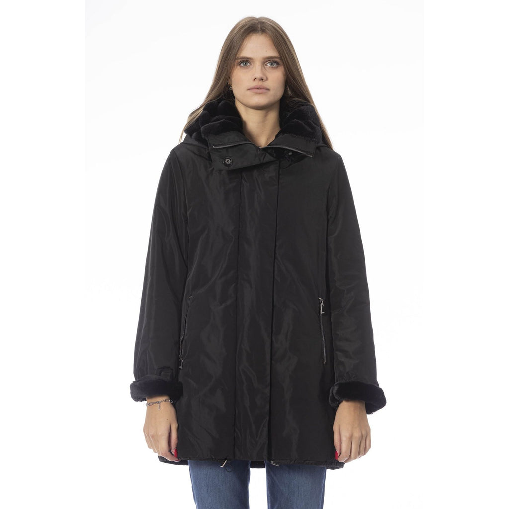 Baldinini Trend VENEZIA 23W.EB.094 Giacca Giubbotto Reversibile Donna Made in Italy Nero