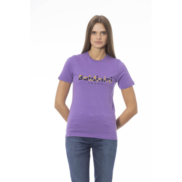 Baldinini Trend MANTOVA TSD04 T-shirt Maglietta Donna Viola