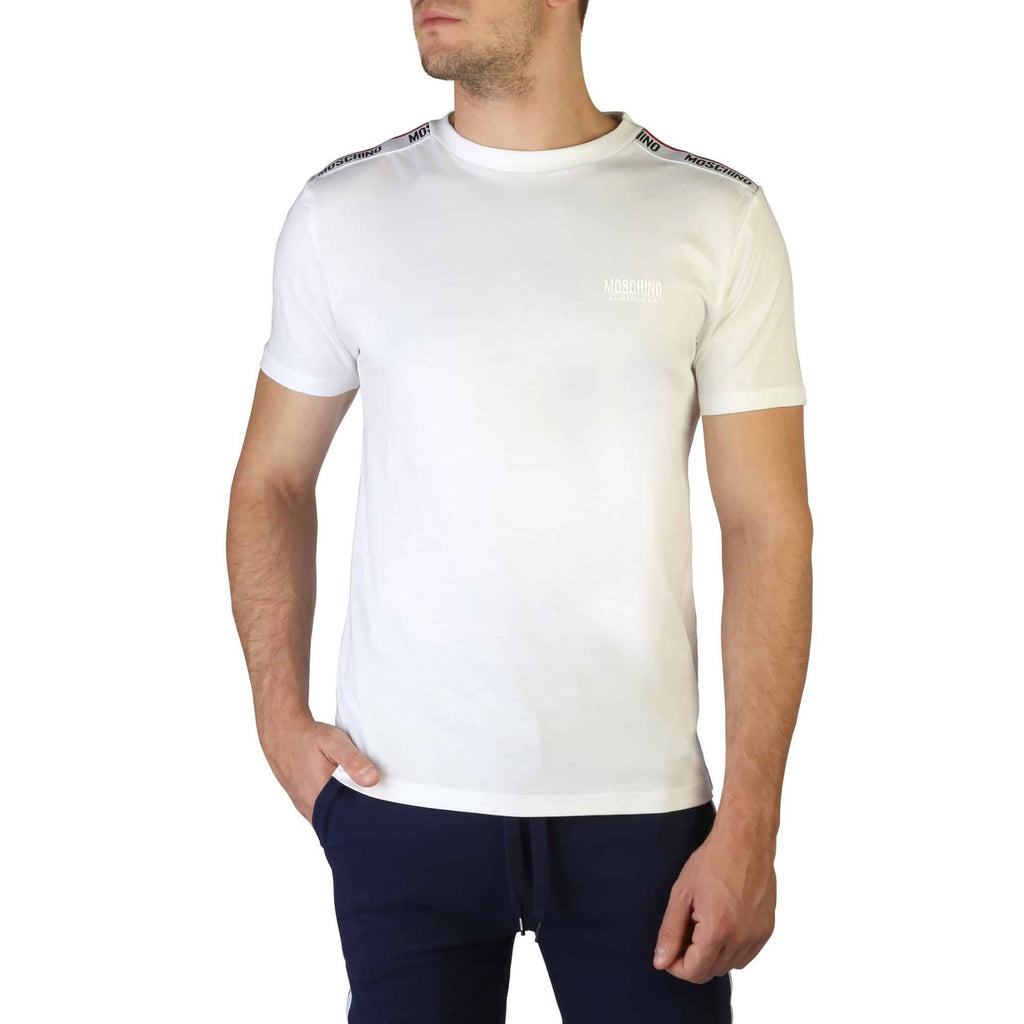Moschino 1901-8101 T-shirt Maglietta Uomo Bianco