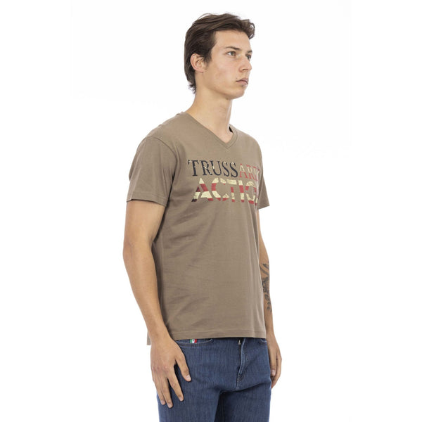 Trussardi Action 2AT138 T-shirt Maglietta Uomo Marrone