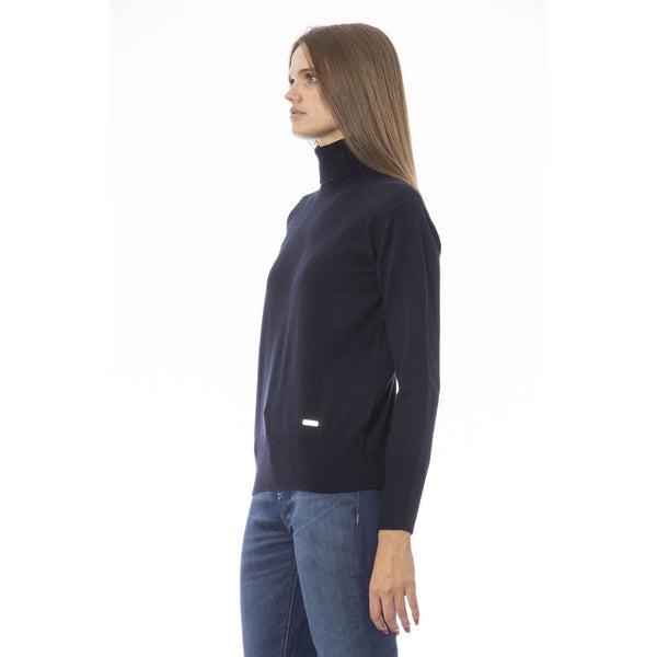 Baldinini Trend MATERA AD8801GE Maglia Maglione Donna Blu Navy - BeFashion.it