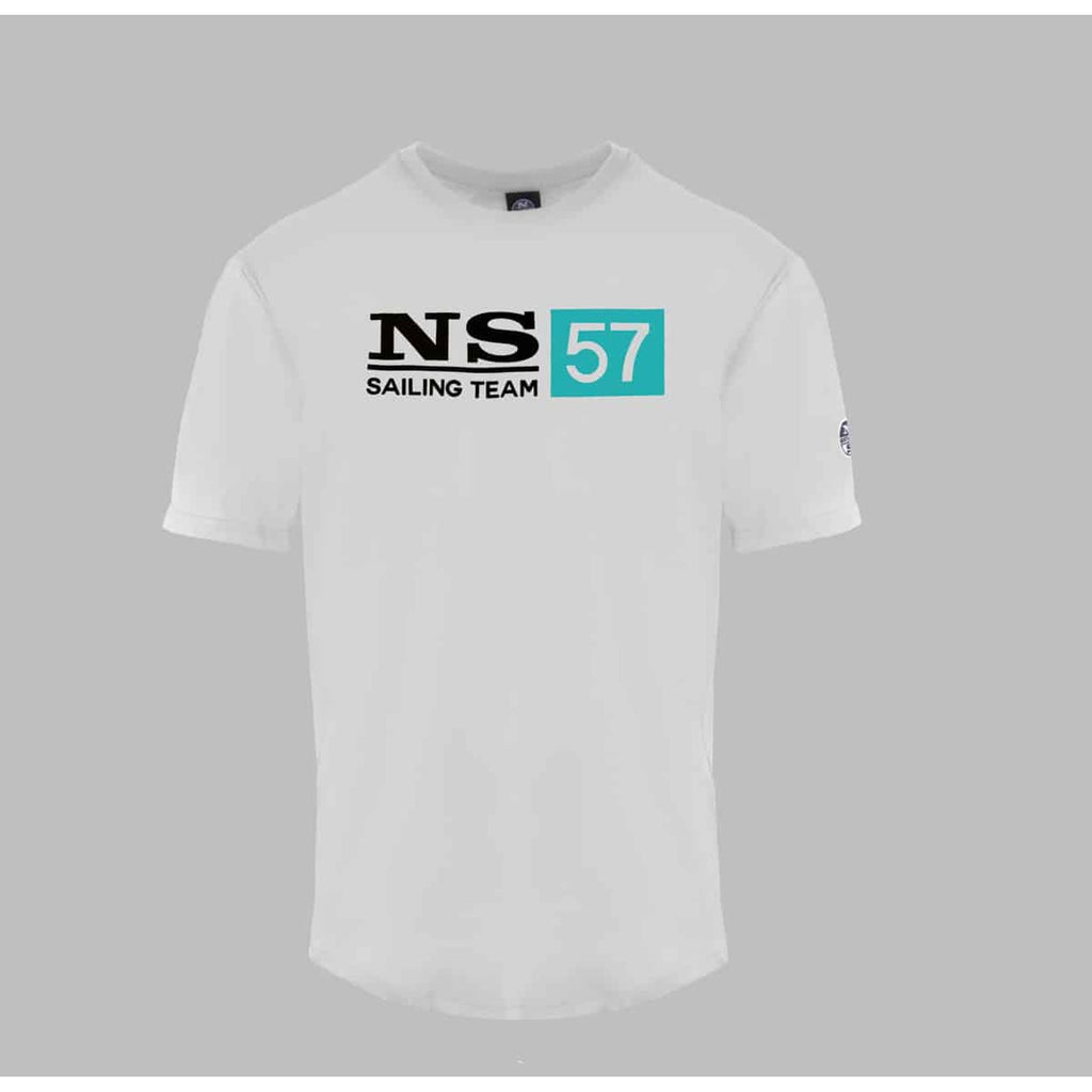 North Sails 9024050101 T-shirt Maglietta Uomo Bianco