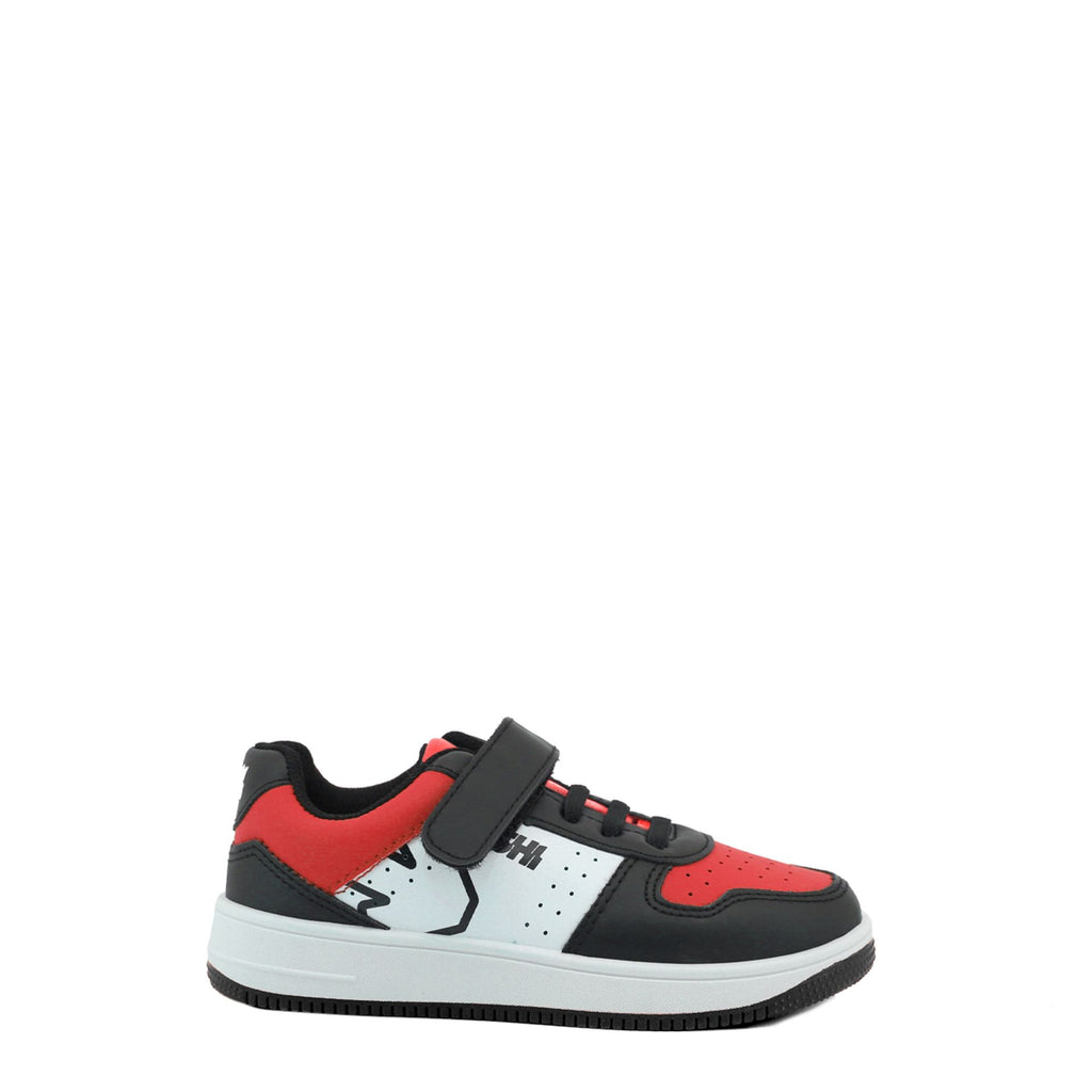 Shone 002-002 Scarpe Sneakers Bambino Bimbo Nero Rosso - BeFashion.it