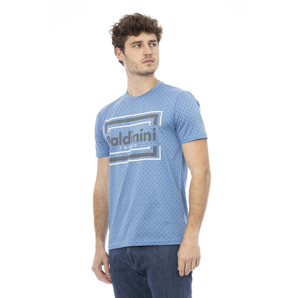 Baldinini Trend COMO TSU543 T-shirt Maglietta Uomo Azzurro