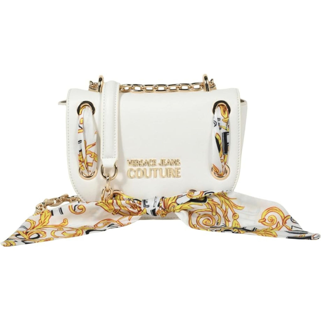 Versace Jeans 74VA4BACZS467 Borsa a Tracolla Donna Bianco Oro
