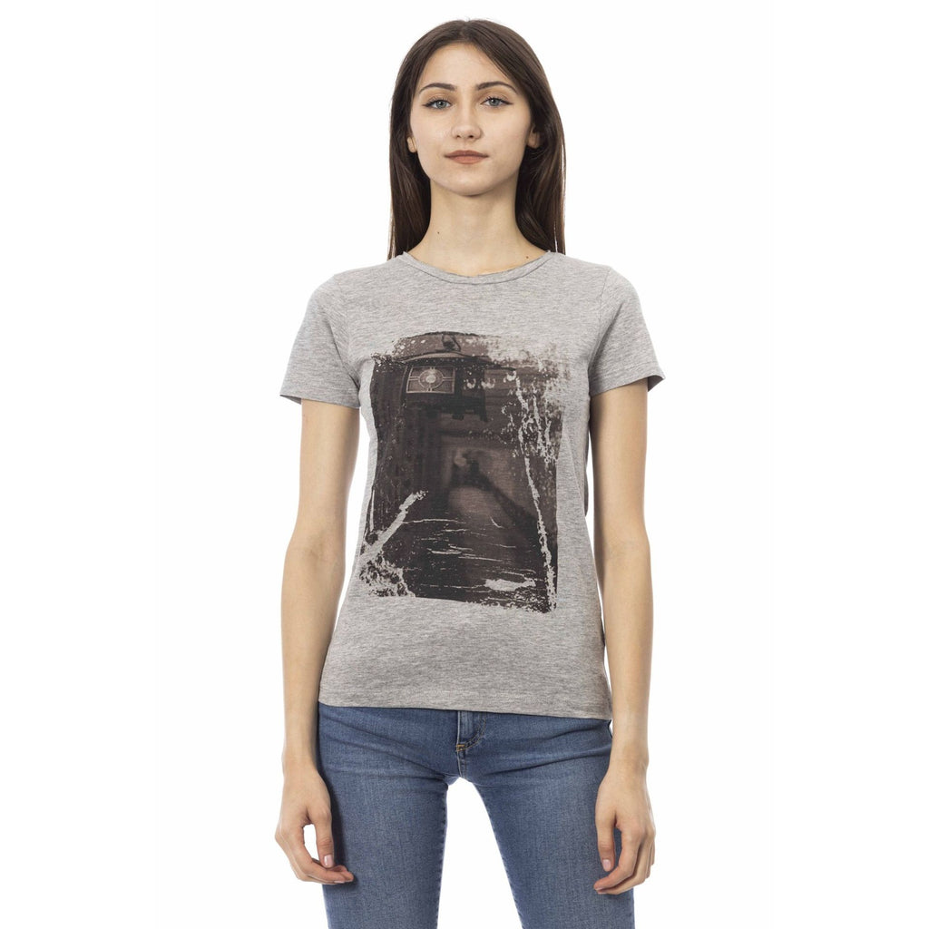 Trussardi Action 2BT07 T-shirt Maglietta Donna Grigio - BeFashion.it