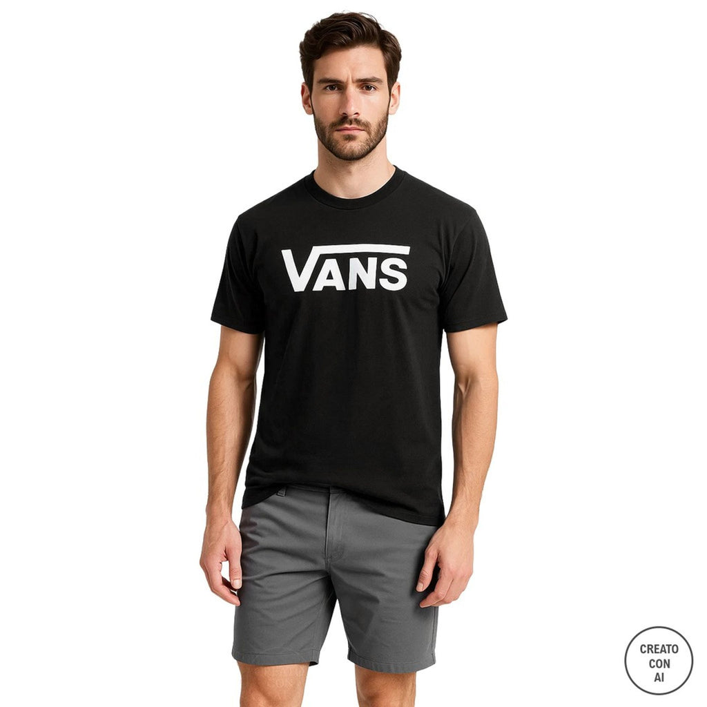 Vans VN000GGGY281 T-shirt Maglietta Uomo Nero