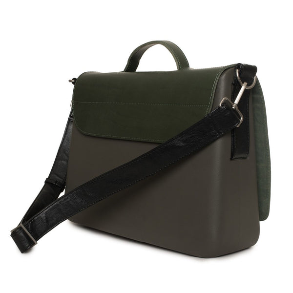 O bag COMP25ST-MIS05 Borsa a Mano Donna Marrone Verde