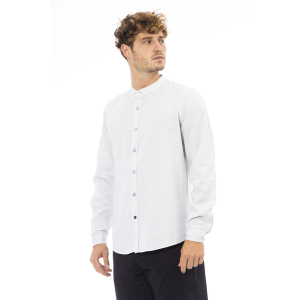 Baldinini Trend LIVORNO SLE2CM0436U Camicia Uomo Made in Italy Bianco - BeFashion.it