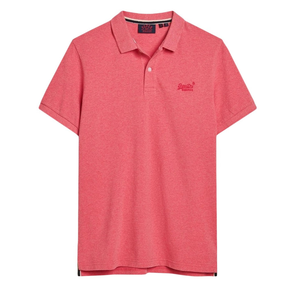 Superdry M1110343A Polo Uomo Fucsia