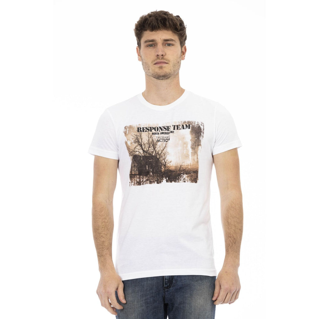 Trussardi Action 2AT03D T-shirt Maglietta Uomo Bianco