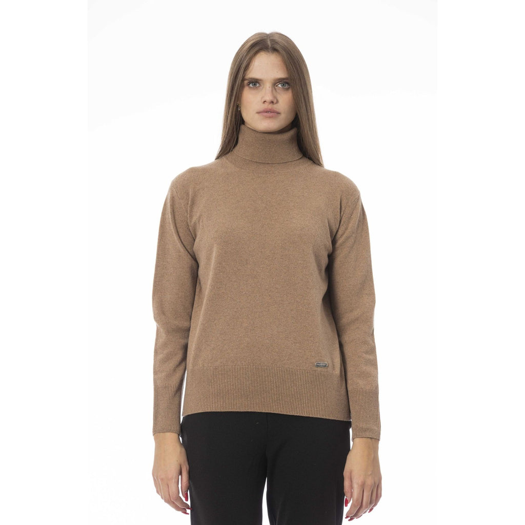 Baldinini Trend MATERA AD8801GE Maglia Maglione Donna Marrone - BeFashion.it